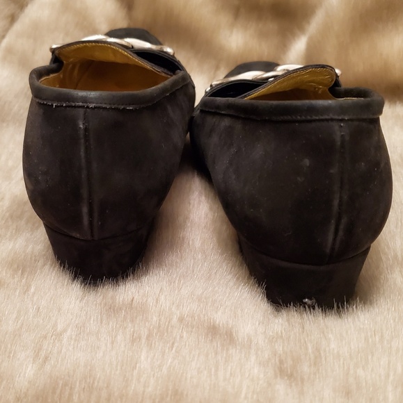 Bruno Magli worn once classic loafers, silver bit - Picture 7 of 8